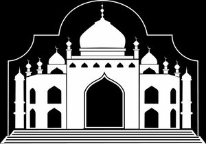 Мечеть вектор - картинки для гравировки